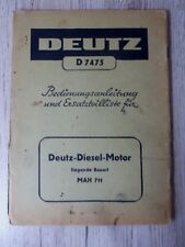 Riginal deutz bedienungsanleit gebraucht kaufen  Zeiskam