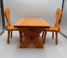 Used, Pleasant Company American Girl Doll Kristen's Birthday Trestle Table and Chairs for sale  Shipping to South Africa