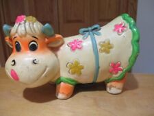 Vintage chalkware cow for sale  Wayland