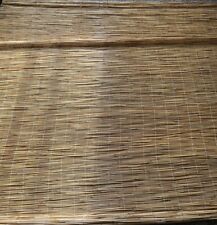 Outdoor Roll Up Shade Bamboo Sun Screen Semi-Sheer 72 x 72 Inch Natural Finish for sale  Shipping to South Africa