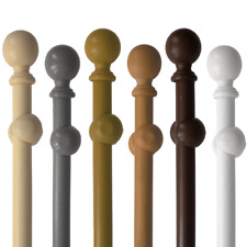 Wooden curtain pole for sale  CORBY
