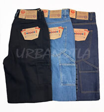 Calça jeans masculina de trabalho folgada carpinteiro caimento solto tamanho 30-44 Kno Betta comprar usado  Enviando para Brazil