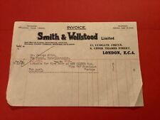 Smith wellstood ltd for sale  BEXHILL-ON-SEA
