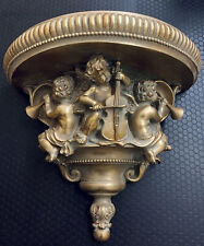 Konsola ścienna barokowa figurka anioła putten konsola rzeźba figurka dekoracyjna półka ścienna dekoracja na sprzedaż  Wysyłka do Poland