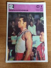 Caixa de cartas colecionáveis de boxe Teofilo Stevenson Cuba World of sport Iugoslávia 1981 comprar usado  Enviando para Brazil