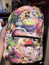 Mochila Disney Pixar Toy Story con estampado completo Woody Buzz Slinky Rex Ham 2015 segunda mano  Embacar hacia Argentina