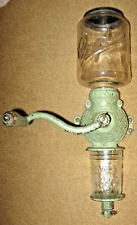 VTG ANTIQUE Arcade Crystal Wall Mount Coffee Grinder, used for sale  Shipping to South Africa