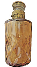 Usado, GARRAFA DE PERFUME VITORIANA, vidro prensado âmbar, filigrana de latão, 12(h)cm, c1890 comprar usado  Enviando para Brazil