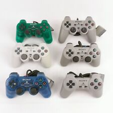 Used, Official PlayStation 1 PS1 Controller Green Blue Grey Analog White for sale  Shipping to South Africa