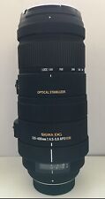 Sigma 120-400mm f/4.5-5.6 APO DG OS HSM Nikon Fit Lente segunda mano  Embacar hacia Spain