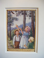 Vintage nursery print for sale  TELFORD