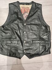 Men leather waistcoat for sale  UCKFIELD