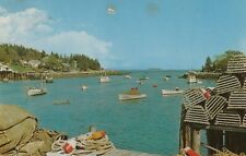 Lobster Boats And Gear East Orland Maine Posted Chrome Vintage Postcard for sale  Shipping to South Africa