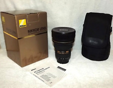 Lente gran angular Nikon AF-S Nikkor 14-24 mm 1: 2,8G ED con estuche manual y caja, usado segunda mano  Embacar hacia Argentina
