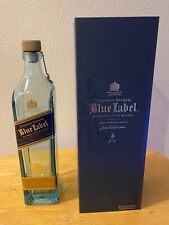 Botella y caja vacía de whisky escocés Johnnie Walker etiqueta azul 750 ml. segunda mano  Embacar hacia Argentina