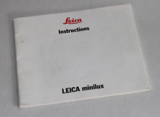 Leica minilux genuine for sale  VERWOOD
