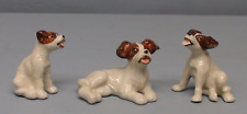 Usado, Northern Rose Porcelana Jack Russell Terrier Dog Trio comprar usado  Enviando para Brazil