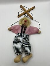Wooden clown marionette for sale  Spring Arbor