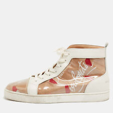 Christian Louboutin Transparent Loubi Kraft PVC Louis High Top Sneakers for sale  Shipping to South Africa
