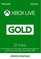 xbox live 12 mesi usato  Italia