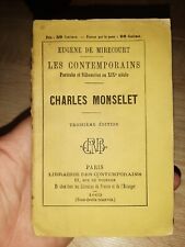 Charles monselet mirecourt d'occasion  Coulaines
