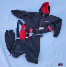 Chaqueta y Pantalones Pequeños de Esquí de Montaña Descente Techno Gear Rojo Negro segunda mano  Embacar hacia Argentina