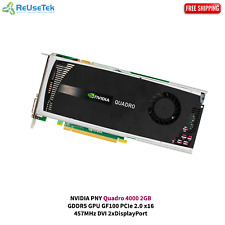 NVIDIA PNY Quadro 4000 2GB GDDR5 GPU GF100 PCIe 2.0 x16 457MHz DVI 2xDisplayPort comprar usado  Enviando para Brazil