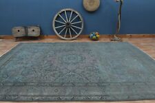 9,6x13,4 ft, ALFOMBRA ANTIGUA DE LANA OUSHAK, alfombra de área vintage, alfombra turca, alfombra rosa segunda mano  Embacar hacia Mexico
