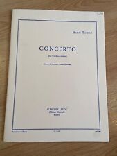 Henri tomasi concerto for sale  HESSLE