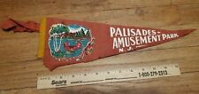 Vintage Palisades Amusement Park, NJ Souvenir Felt Pennant, 50's or 60's? for sale  Shipping to South Africa
