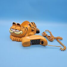 De colección 1986 Tyco Garfield modelo 1207 teléfono fijo ojos abiertos y cerrados, usado segunda mano  Embacar hacia Argentina