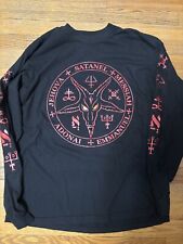 Camiseta manga longa anos 90 Baphomet Sigil Cristo podre morte por suicídio imortal comprar usado  Enviando para Brazil