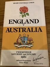 England australia rugby for sale  MAIDSTONE