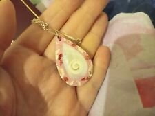 Shell necklace pendant for sale  YEOVIL