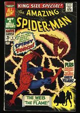 Amazing Spider-Man Anual #4 ¡Bien+ Antorcha Humana 6.5! Mysterio! Marvel 1967 segunda mano  Embacar hacia Argentina