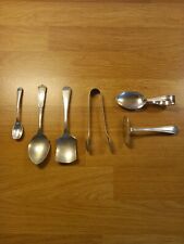 Vintage EPNS Silver Plated Cutlery Bundle. Sugar Tongues, Caddy spoon etc., used for sale  Shipping to South Africa