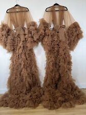 Tule gown brown for sale  MANCHESTER