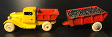 PNEU GORDO de ferro fundido antigo original caminhão basculante vermelho/amarelo e carrinho de carvão! Legal! comprar usado  Enviando para Brazil