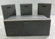 Sony SS-CNP75 3 SS-MSP75 Home Theatre Surround Sound Speakers Gray Silver for sale  Shipping to South Africa