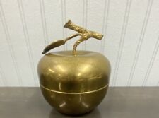 Vtg apple brass for sale  Shipping to Ireland