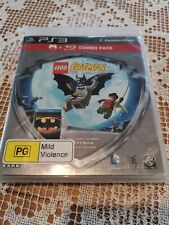 Lego Batman The Video Game Combo Pack com Batman Movie PS3 - Completo comprar usado  Enviando para Brazil