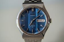 1974 Seiko Special Lord Matic mostrador azul oceano ref. 5216-7040 - Hi-beat REPARADO comprar usado  Enviando para Brazil