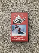 1986 Burton “One Track Mind” VHS - Vintage Burton Snowboard Performer Backhill! comprar usado  Enviando para Brazil