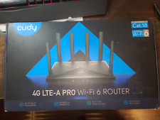 Cudy LT18 4g lte-A Pro Wi-Fi 6 Router 802.11ax/ac/a/b/g/n compatable, used for sale  Shipping to South Africa