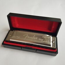 Fender Harmonica Blues Deluxe Band Key C EUA 10cm instrumento musical inoxidável comprar usado  Enviando para Brazil