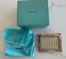 "Mini marco de fotos de calendario de plata esterlina Tiffany & Co. de colección 3,7"" x 2,8""" segunda mano  Embacar hacia Argentina