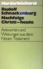 Nachfolge christi schnackenbur gebraucht kaufen  Bubenhm.,-Wallershm.