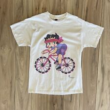Camiseta de colección RARA 1998 Betty Boop Bicicleta de Entrenamiento Talla Grande Años 90 Gráfica segunda mano  Embacar hacia Argentina