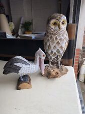 wooden carved birds for sale  FALKIRK