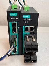 Lote de 2 servidores de dispositivos industriais Moxa Nport IA5450AI-T e IA5250AI, excelente comprar usado  Enviando para Brazil